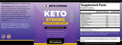 keto strong ingredients